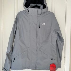 NWT The North Face Women's Boundary Triclimate Grey Jacket - Medium